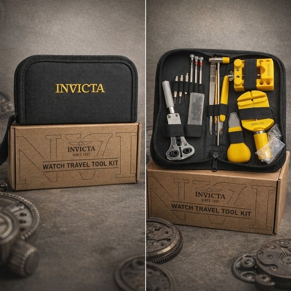 Invicta Other - NEW In Box Invicta Travel Watch Repair Tool Kit (ITK-006) Black/Yellow #1079